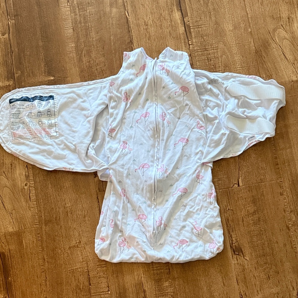 Halo Flamingo Print Baby Sleepsack Swaddle